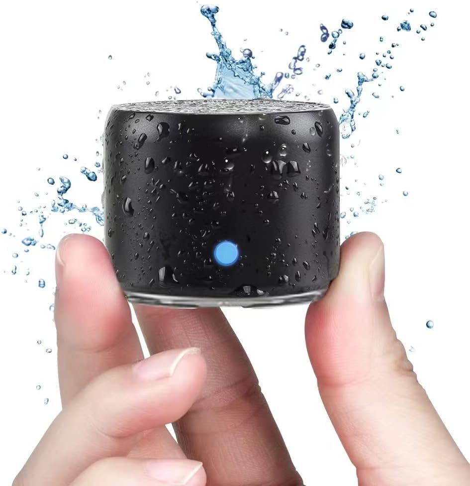 IP67 Waterproof Portable Bluetooth Speaker A106 Pro, Mini Bass Wireless Speaker with Travel Case