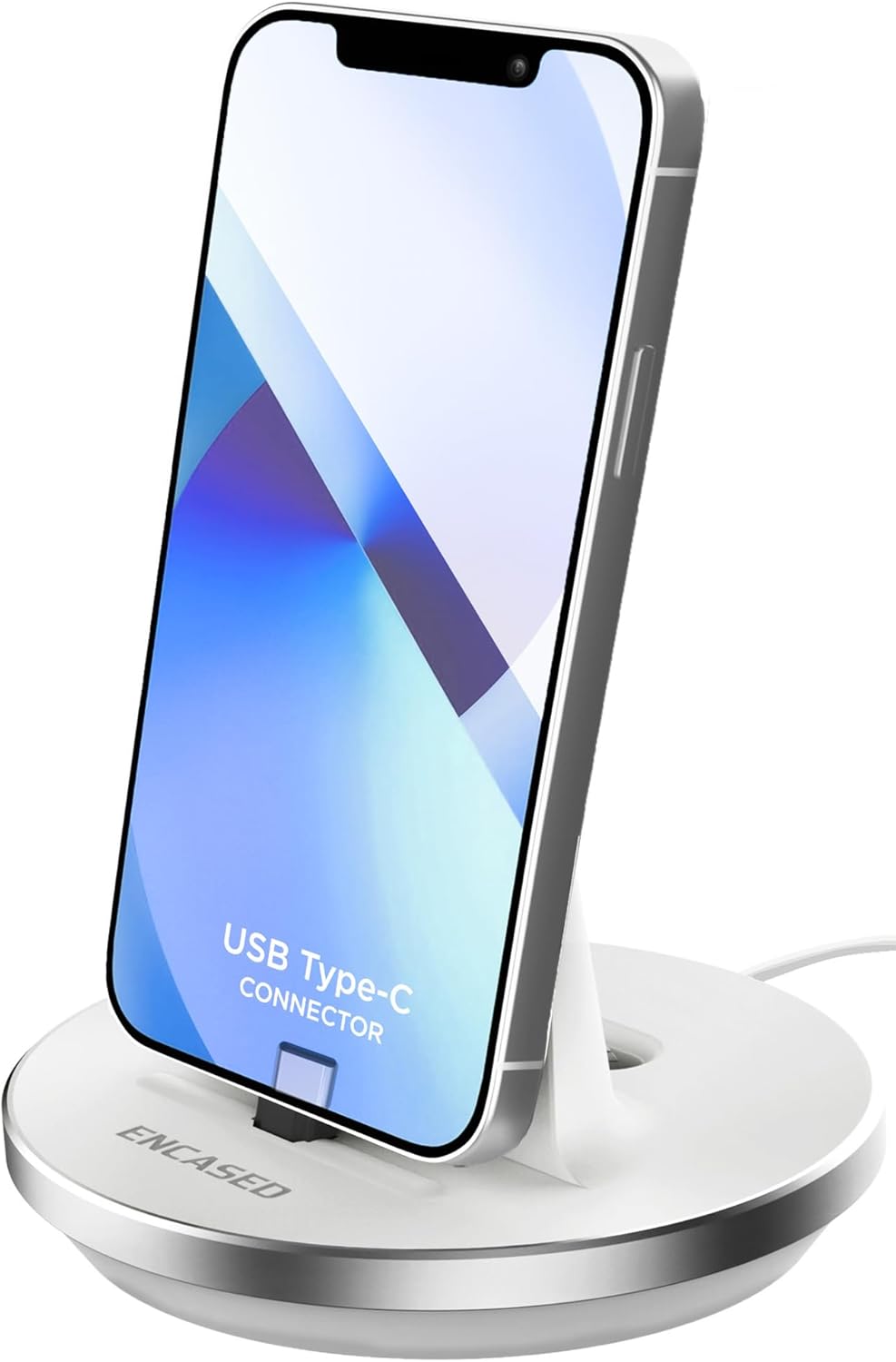 USB-C Fast Charging Dock Station, Adjustable Desktop Charging Stand for Phones & Tablets