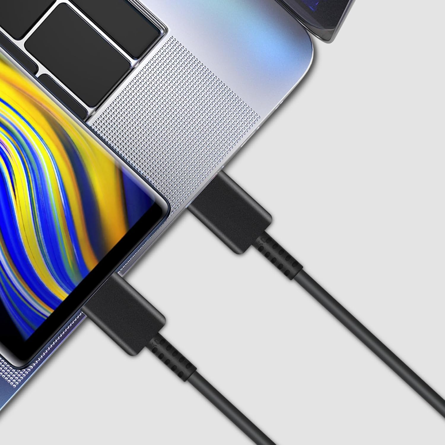 25W USB-C Fast Charger Set with 6ft Cable, 2-Pack for Samsung & iPhone